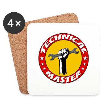 technical master - Dessous de verre (lot de 4) - blanc - Devant