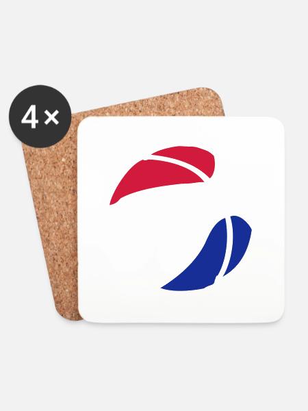 Basketball - Coasters (set of 4) - white