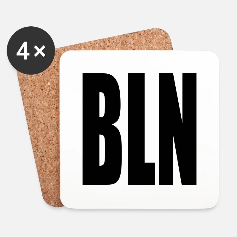 BLN - Untersetzer (4er-Set) - Weiß