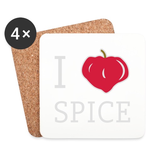 i_love_spice-eps - Lasinalustat (4 kpl:n setti)