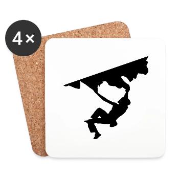 Rock the Cliff - Coasters (set of 4) - white - Front