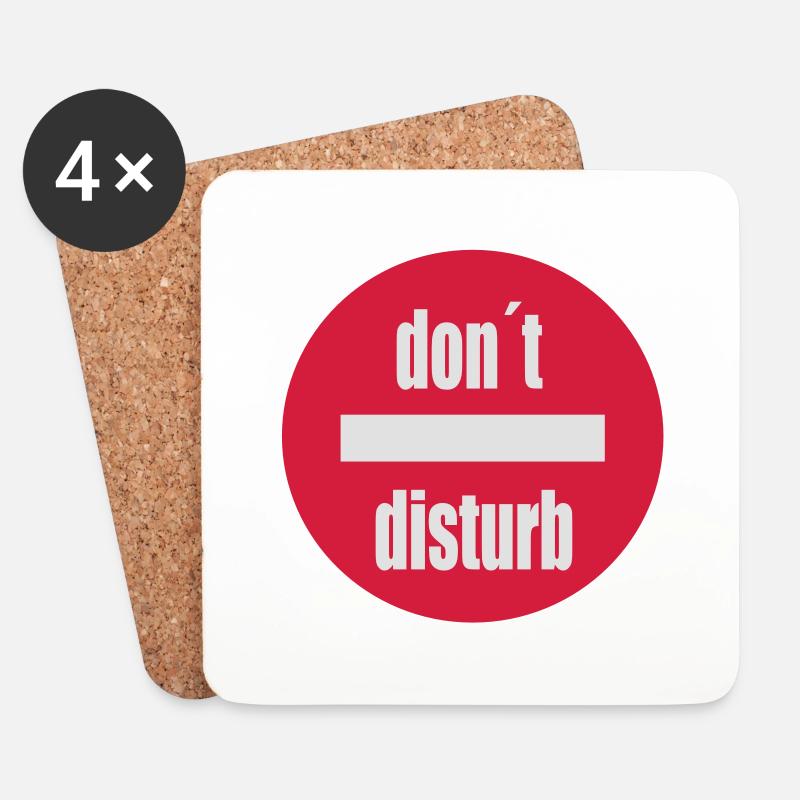 büro - Untersetzer (4er-Set) - Weiß