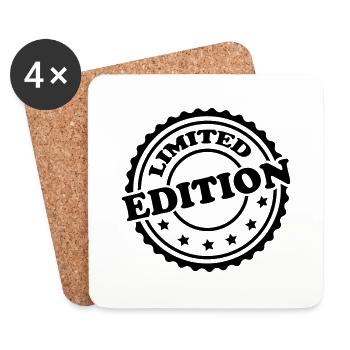 Limited Edition Stamp - Dessous de verre (lot de 4) - blanc - Devant