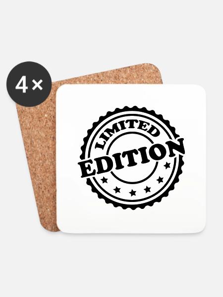 Limited Edition Stamp - Untersetzer (4er-Set) - Weiß