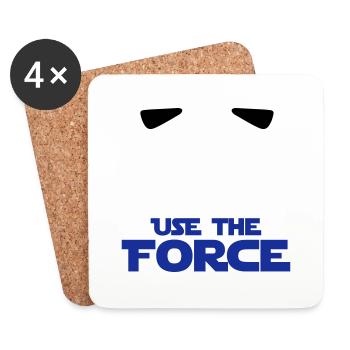 STAR WARS - USE LA FORCE - Dessous de verre (lot de 4) - blanc - Devant