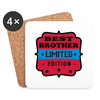 Best brother limited edition - Coasters (set of 4) - white - Front