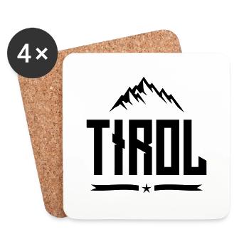 tirol design - Untersetzer (4er-Set) - Weiß - Vorne