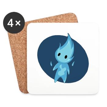 Will O The Wisp Cutie - Untersetzer (4er-Set) - Weiß - Vorne