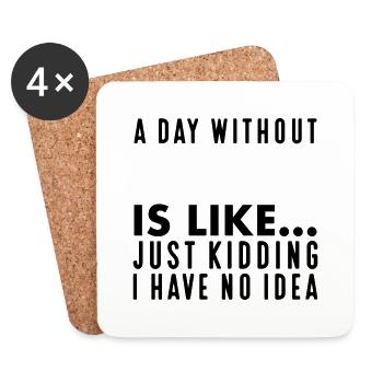 Golf - Coasters (set of 4) - white - Front