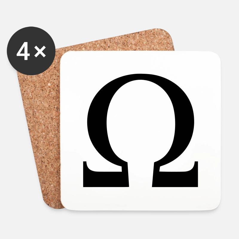 Omega - Coasters (set of 4) - white