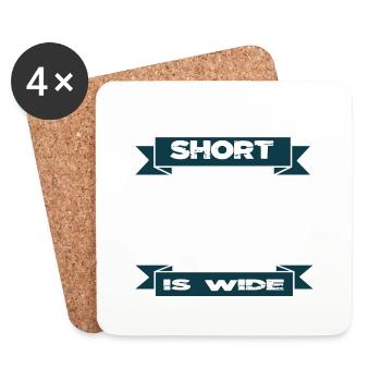all in travel bug unique travelling inspirational - Coasters (set of 4) - white - Front