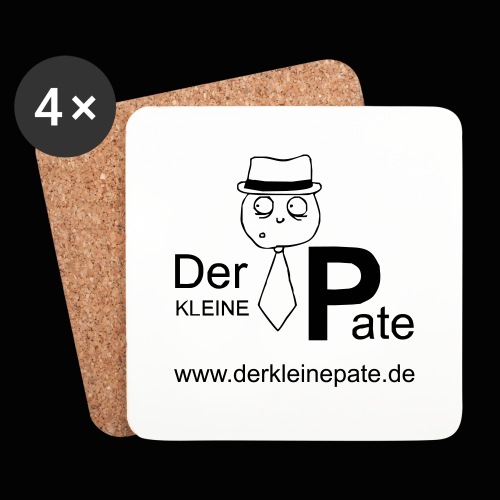 Der kleine Pate - Logo - Untersetzer (4er-Set)