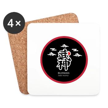 TAIJUTSU KANJI BUJINKAN - Coasters (set of 4) - white - Front