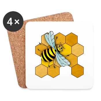 Insect - Coasters (set of 4) - white - Front