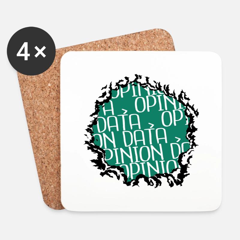 fullstack developer doctor present computer humour - Coasters (set of 4) - white