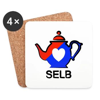 Selb - Untersetzer (4er-Set) - Weiß - Vorne
