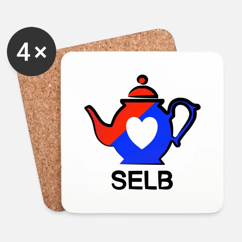Selb - Untersetzer (4er-Set) - Weiß
