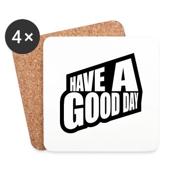 have a good day - Coasters (set of 4) - white - Front
