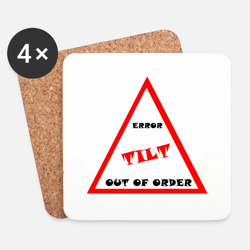 Tilt - Untersetzer (4er-Set) - Weiß