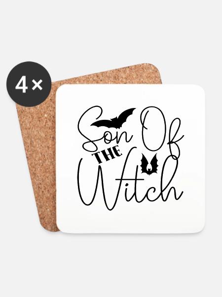 Son of the Witch - Untersetzer (4er-Set) - Weiß