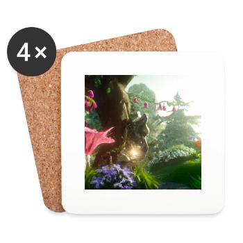 Magical forest - Coasters (set of 4) - white - Front