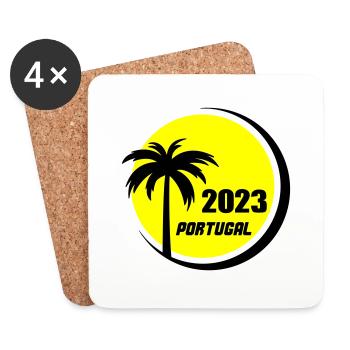 Portugal 2023 - Dessous de verre (lot de 4) - blanc - Devant