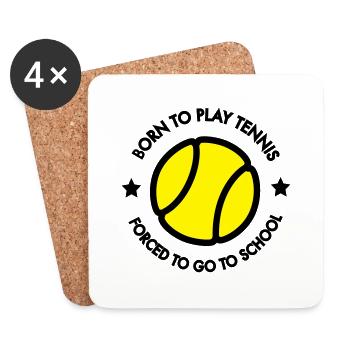 Tennis - Coasters (set of 4) - white - Front