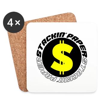 stackin paper 002 - Untersetzer (4er-Set) - Weiß - Vorne