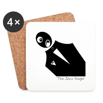 The Jazz Singer - Coasters (set of 4) - white - Front