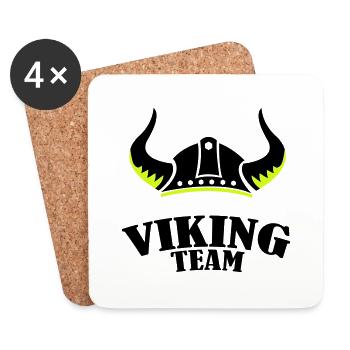 viking team - Untersetzer (4er-Set) - Weiß - Vorne