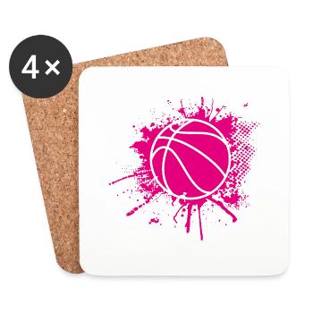 Ballsport - Untersetzer (4er-Set) - Weiß - Vorne