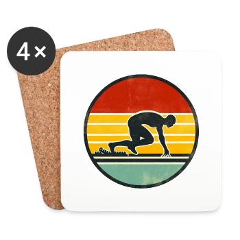 Sprinter - Track And Field 2 - Coasters (set of 4) - white - Front