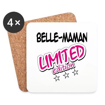 BELLE MAMAN LIMITED EDITION - Dessous de verre (lot de 4) - blanc - Devant
