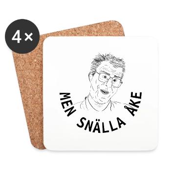 Mais s’il vous plaît Åke - Dessous de verre (lot de 4) - blanc - Devant