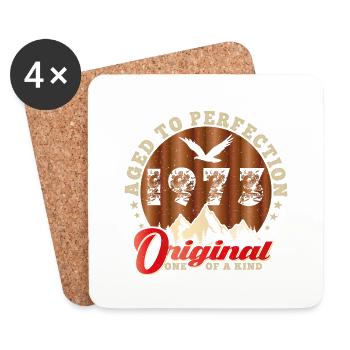 Iconic 1973 Anniversary - Coasters (set of 4) - white - Front