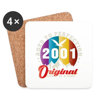 Perfection 2001 -23rd Anniversary,Original - Coasters (set of 4) - white - Front