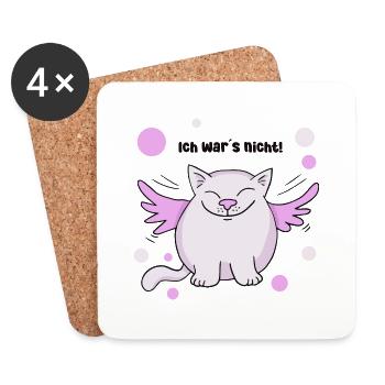 It wasn't me! - Coasters (set of 4) - white - Front