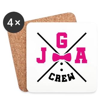 jga crew - Untersetzer (4er-Set) - Weiß - Vorne