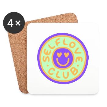 Selflove Club - Untersetzer (4er-Set) - Weiß - Vorne