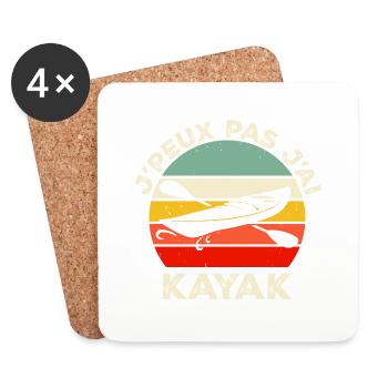 Just a retiree who loves hiking, retirement - Coasters (set of 4) - white - Front