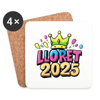 Lloret De Mar 2025 - Untersetzer (4er-Set) - Weiß - Vorne