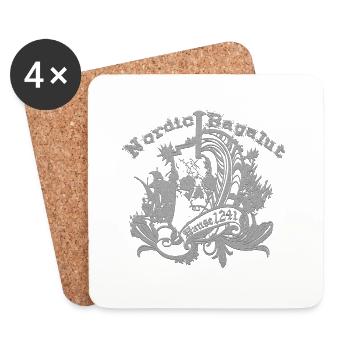 Nordic Bagalut - Untersetzer (4er-Set) - Weiß - Vorne