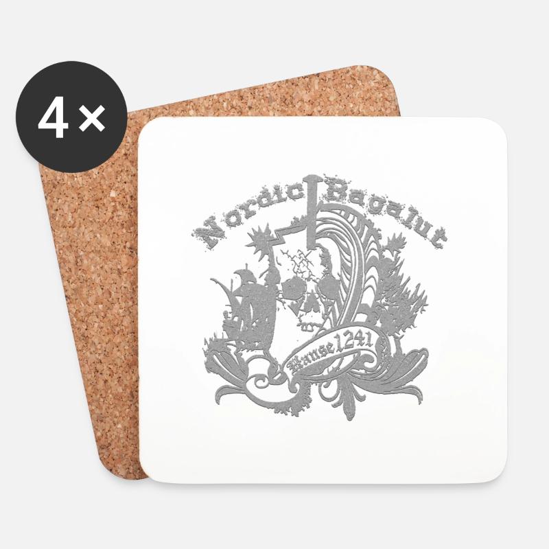 Nordic Bagalut - Untersetzer (4er-Set) - Weiß