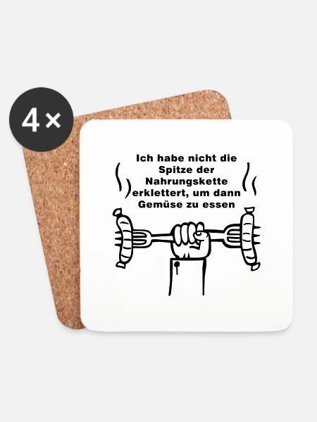 I do not have the top of the Nahrunngskette - Coasters (set of 4) - white