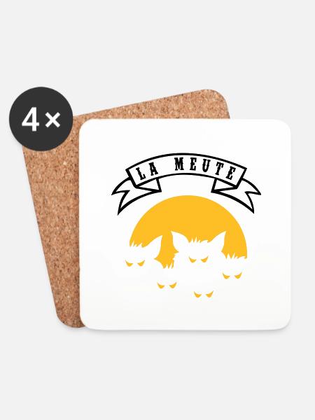 the pack - Coasters (set of 4) - white