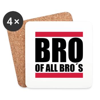 bro_of_all_bros_f2 - Coasters (set of 4) - white - Front
