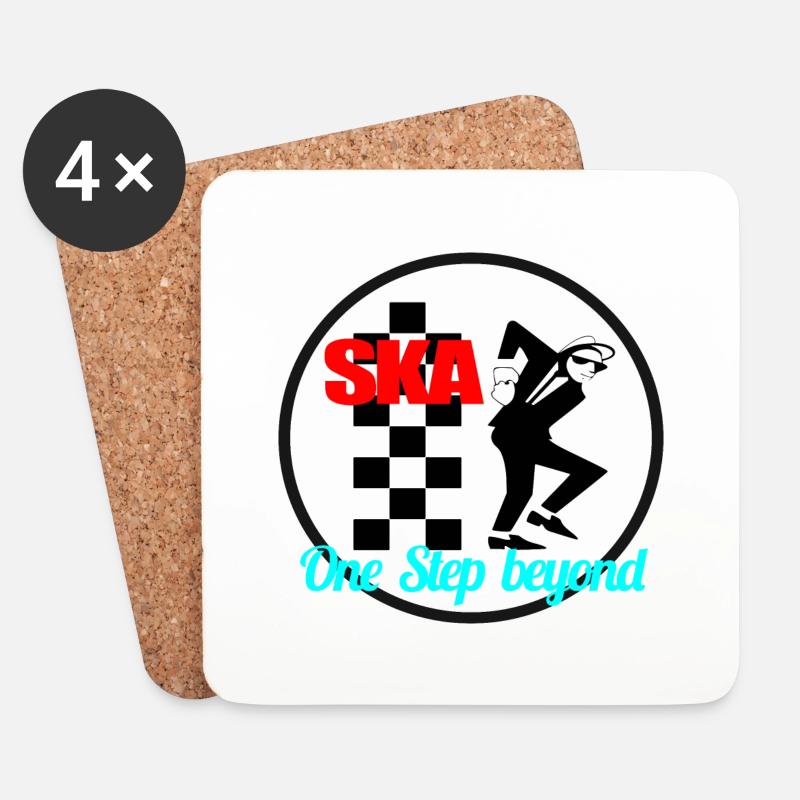 Ska Patch - Untersetzer (4er-Set) - Weiß