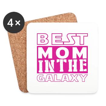 Best mom - Untersetzer (4er-Set) - Weiß - Vorne