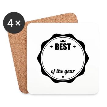 Customize it ! / Anpassen / Personnaliser - Coasters (set of 4) - white - Front