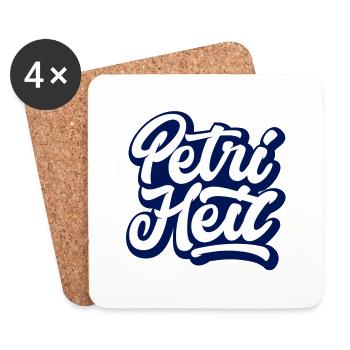 Petri Heil - Untersetzer (4er-Set) - Weiß - Vorne